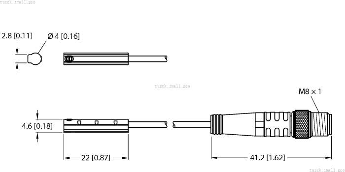 BIM-UNC-AN6X-0.3-PSG3M 100003139 TURCK