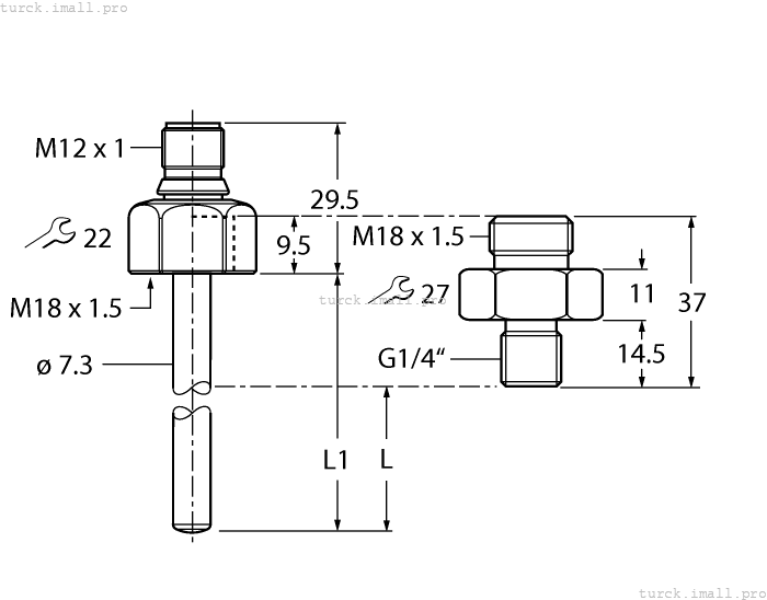 FP100-300L-04-NA-H1141 100001045 TURCK