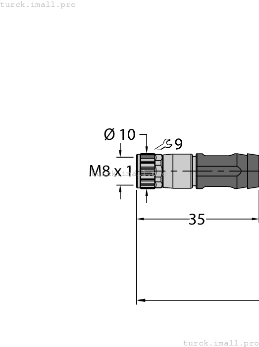PKGS4M-RJ45S-4414-3.5M 6441435 TURCK