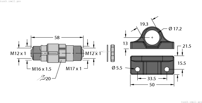 FKD FKD 44/M12 U2-20910 TURCK