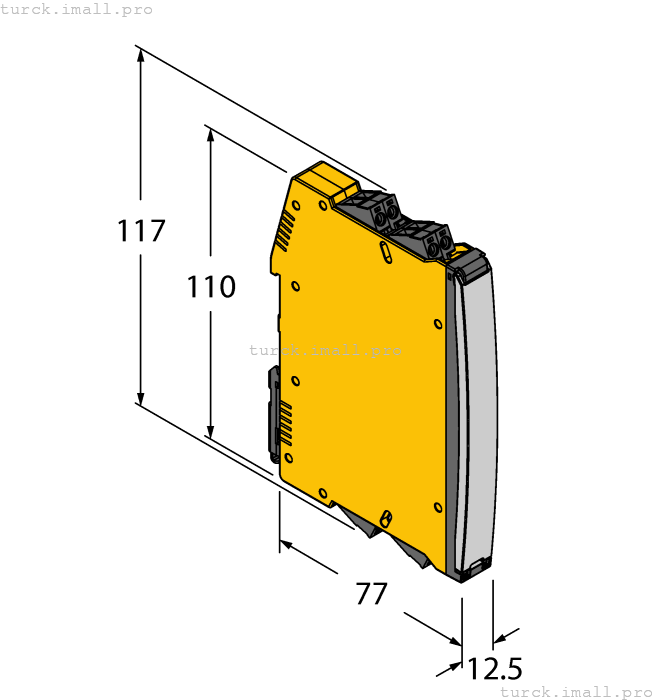 IMXK12-DO01-1U-1U-0/24VDC 100000709 TURCK