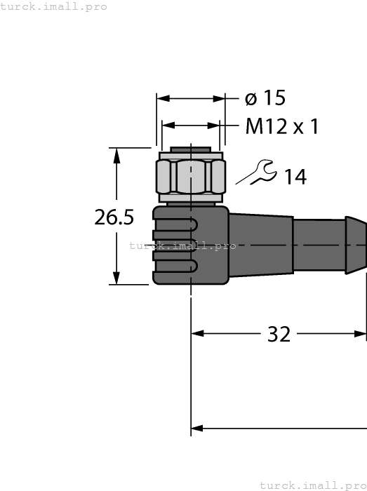 WKCV4.5T-0.5-RSCV4.5T/TXL 6626599 TURCK