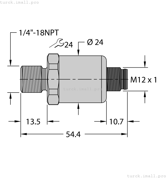 PT1R-1103-U3-H1143 100004524 TURCK