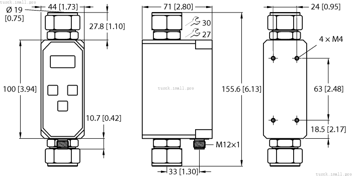 FTCI-N3/4D19A4P-2ARX-H1160 6870053 TURCK
