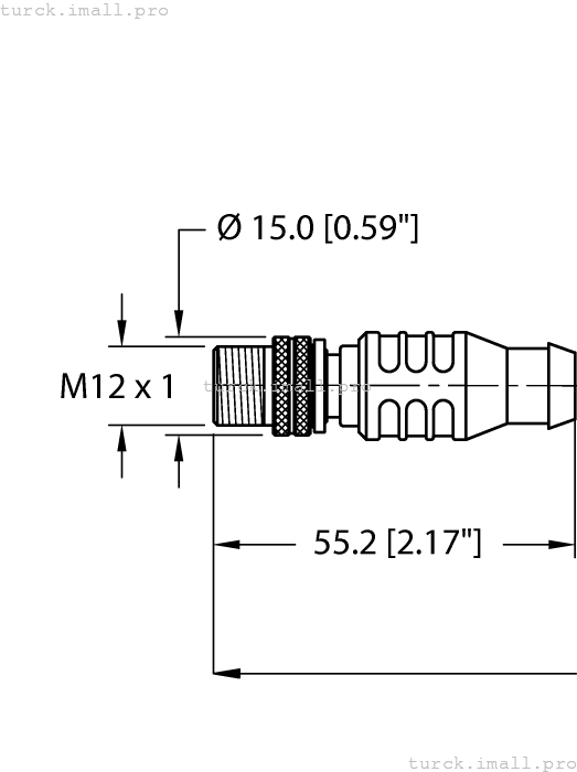 RSS RJ45SF 841-0.5M U-12874 TURCK
