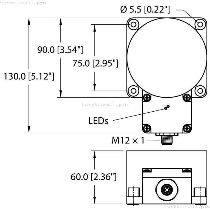 NI100U-K90SR-VN4X2-H1141 1515510 TURCK