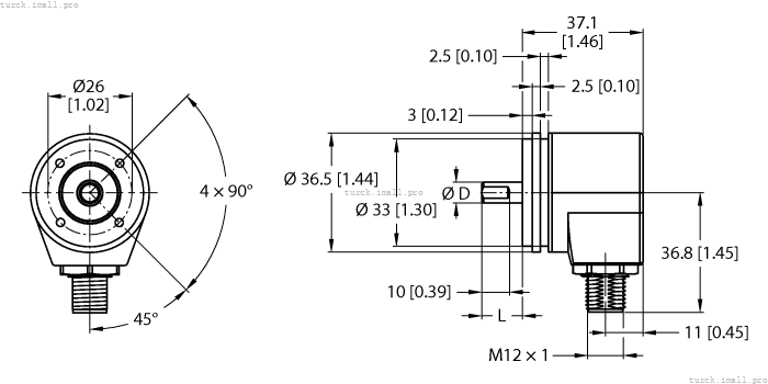 REI-04Q6S-2H500-H1181 100011162 TURCK