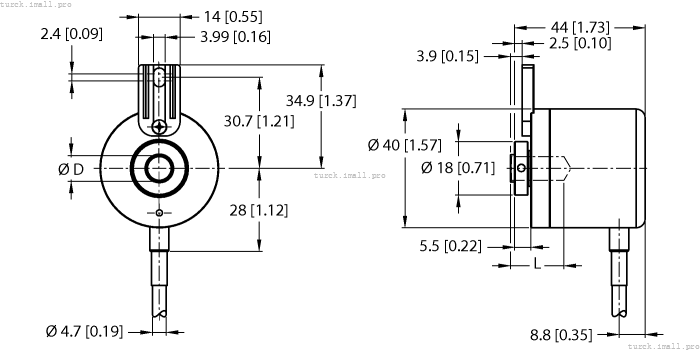 REI-E-112IA0T-2B512-C 100012022 TURCK