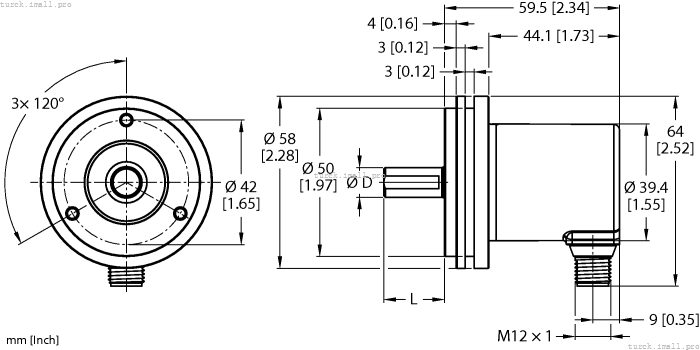 REM-E-121T10S-9D38B-H1151 100011518 TURCK