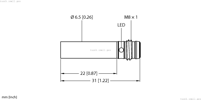 BI1.5-EH6.5K-AN6X-V1131 4610840 TURCK