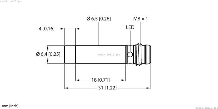 NI3-EH6.5K-AN6X-V1131 4610320 TURCK