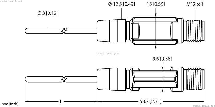 TTM050C-203A-CF-LIUPN-H1140-L100 100000809 TURCK