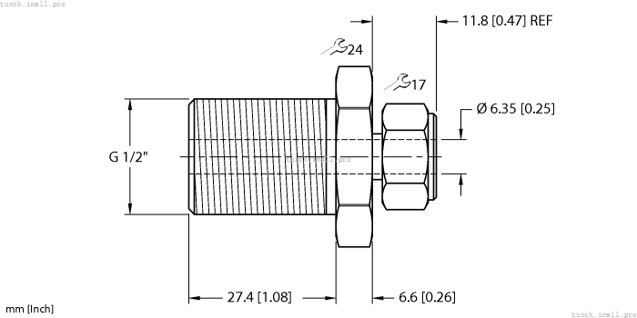 CF-M-6.35-G1/2-A4 100027547 TURCK