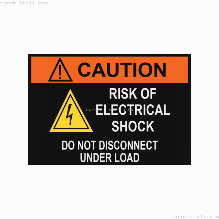 CAUTION LABEL (10/BAG) U2-23689 TURCK