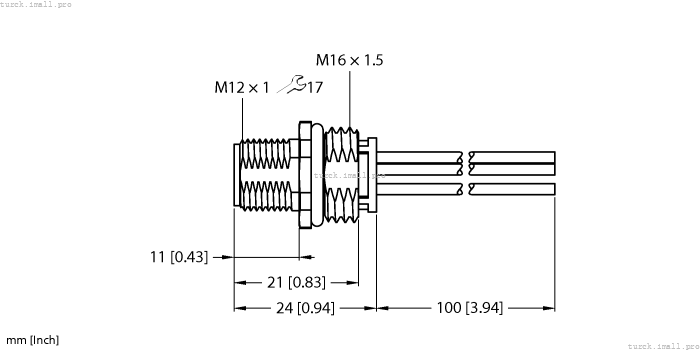 FS54PK-0.5/M16 100003943 TURCK