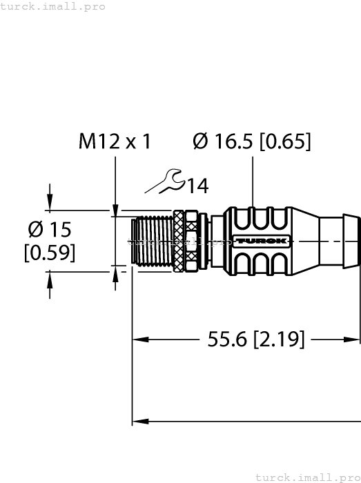 RSC WKC 5711-4M U0321-4 TURCK
