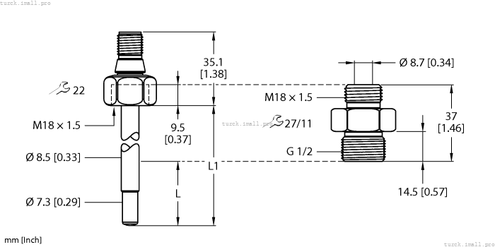 FP100-300L-30-NA-H1141 100001044 TURCK