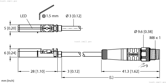 BIM-UNT-AN6X-0.3-PSG3M 4685706 TURCK