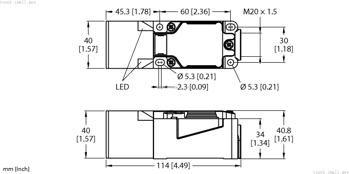 NI40U-CP40-VP4X2 1540600 TURCK